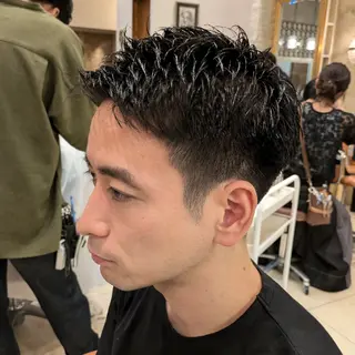 メンズ 田中 秋水のヘアスタイル