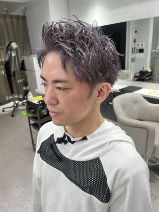 カラー メンズ 🍐シャドウパーマ メンズ特化/守岡🍐のヘアスタイル