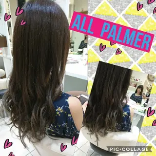ロング パーマ 永島 桜のヘアスタイル