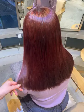 ロング FILMS haru 暖色/ぱつっとbobのヘアスタイル