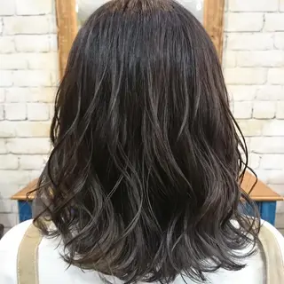 セミロング カラー パーマ ヘアアレンジ メンズ まとまり💯悩み改善 ★松本尚弥★店長のヘアスタイル
