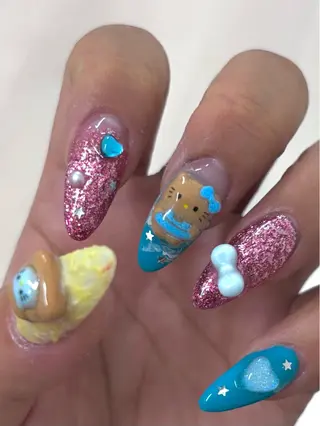 韓国ガーリー🎀 岐南🤍ななみのネイルデザイン