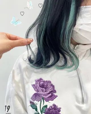ミディアム カラー 新宿駅近♡個室 ♡関口三都季🌜のヘアスタイル