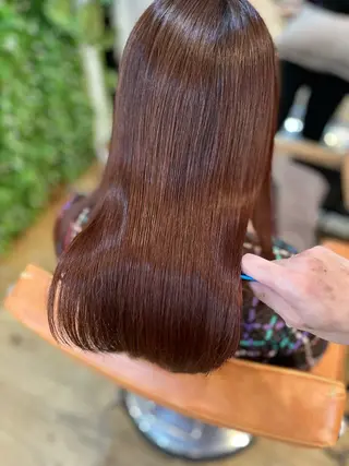 ロング ⚪️髪質改善 縮毛 店長 コウ⚪️のヘアスタイル