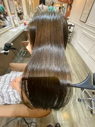 ロング 原田 英治のヘアスタイル