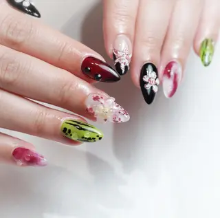 ロング Re nailのネイルデザイン
