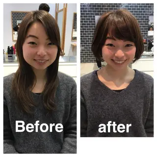 ショート 中村 美穂のヘアスタイル