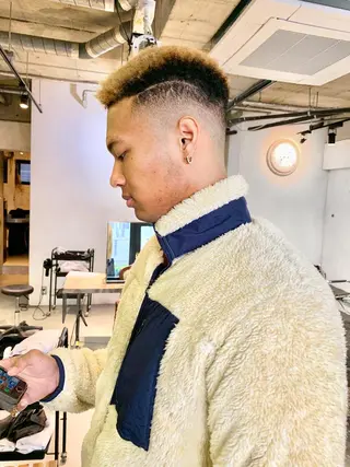 メンズ ショート・ボブ ・ウルフ✂︎IMAIのヘアスタイル
