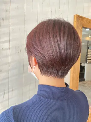 ショート カラー [店長]加地 峻のヘアスタイル