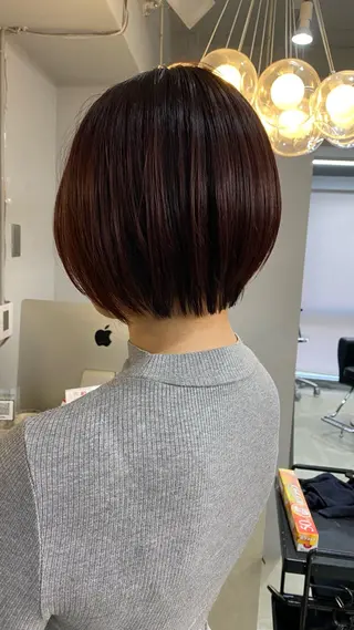 ショート カラー レイヤー×髪質改善✨ 渋谷/佐藤侑哉のヘアスタイル