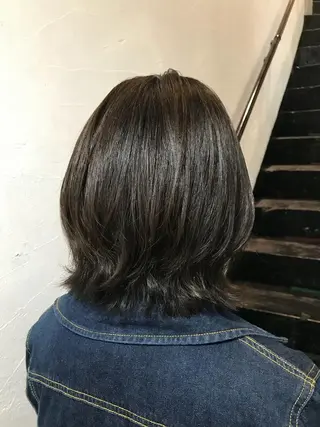 ミディアム 山本 みきのヘアスタイル