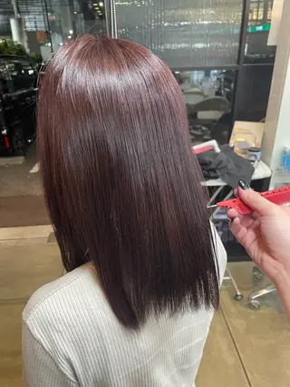 セミロング <髪質改善>河野 🍑AVANCE.のヘアスタイル