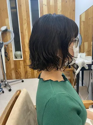 ショート パーマ 🪭risa 暖色/レイヤー🪭のヘアスタイル