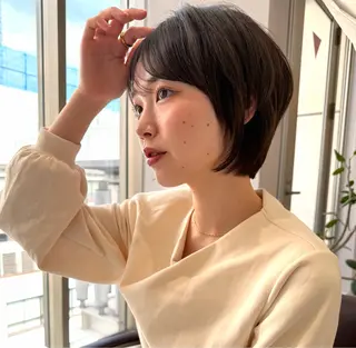 ショート カラー Misora/ボブ/ レイヤー/艶カラーのヘアスタイル