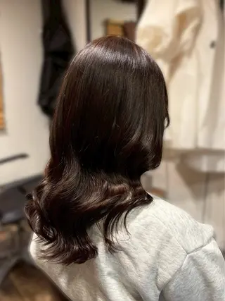 セミロング 古川 心のヘアスタイル