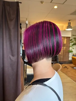 カラー @z（アットゼー） arisaのヘアスタイル