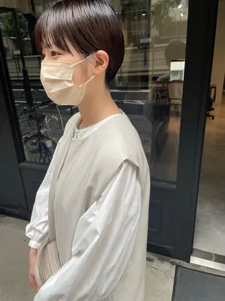 ショート カラー ショート・ボブ ・ウルフ✂︎IMAIのヘアスタイル
