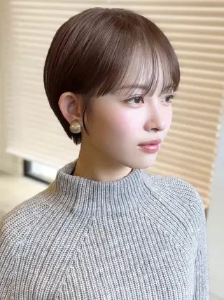 ショート カラー パーマ 🫧 りょうた 🫧 ショート特化/表参道のヘアスタイル