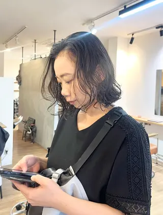 ショート パーマ 🌿haco / パーマ/ユリナ🕊️のヘアスタイル