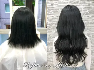 ロング カラー 韓国ヘア🤍髪質改善 🇰🇷AKANEのヘアスタイル