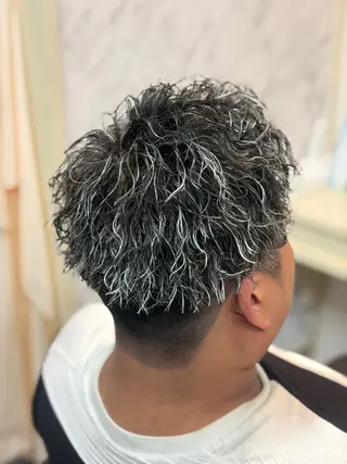 パーマ メンズ メンズ特化/パーマ/ フェードWATARUのヘアスタイル