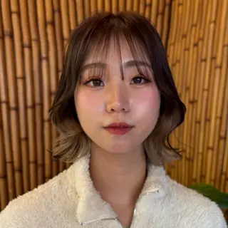 ミディアム ✨️髪質改善✨️ツヤ カラー✨️竹脇美奈のヘアスタイル