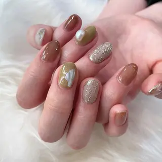 ネイル crystal ⭐︎ colorのネイルデザイン
