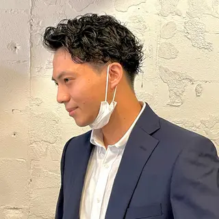 パーマ メンズ 🔥メンズショート 職人🔥大澤龍也のヘアスタイル