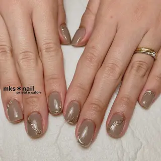 ネイル mks＊nail //  枚方長尾のネイルデザイン
