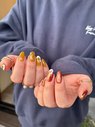 ネイル 🌲🌳🚪iiit o🌲🌳🌲のネイルデザイン