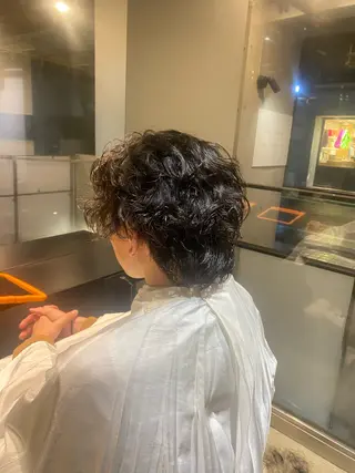 パーマ メンズ モデル/武蔵新城 /あやな🎀のヘアスタイル