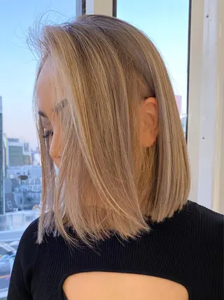 ミディアム カラー welring hair salonのヘアスタイル