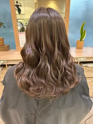 ロング カラー 島袋 ナオユキのヘアスタイル