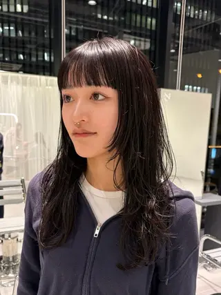 セミロング カラー 似合わせ/レイヤー 💟SAEのヘアスタイル