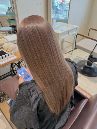 ロング カラー かとう なこ🐾のヘアスタイル