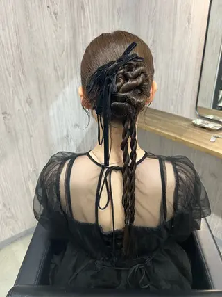 ロング lafit kaede/韓国ヘアのヘアスタイル
