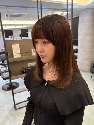 セミロング ケアブリーチ🌟 ♢WATARU♢のヘアスタイル