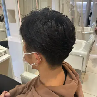 パーマ メンズ BiBi 藪 菜月のヘアスタイル