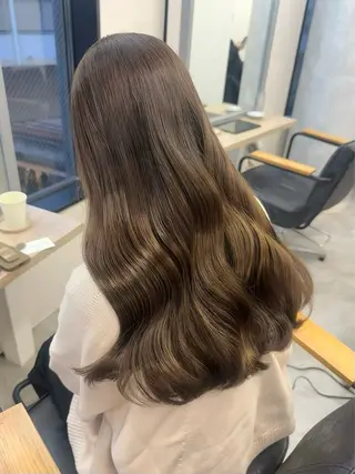 ロング カラー ヘアアレンジ Himawari♡ 柔らかいカラーのヘアスタイル