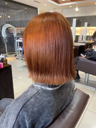 セミロング 🤎韓国ヘア ベージュ まゆか🤎のヘアスタイル