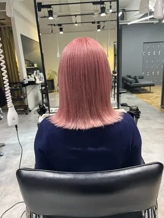 ミディアム カラー 吉原 星稀のヘアスタイル