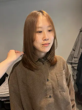 ミディアム 【arc】 mikiho/パーマのヘアスタイル