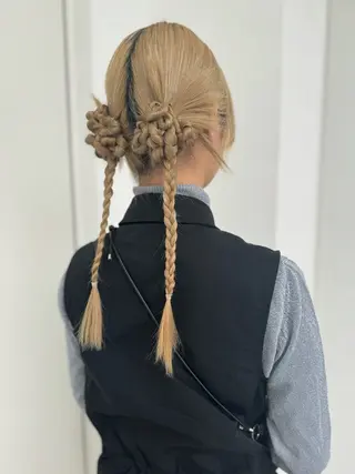 ロング ヘアアレンジ 絶対カワイイ保証💕 カワノチヒロのヘアスタイル