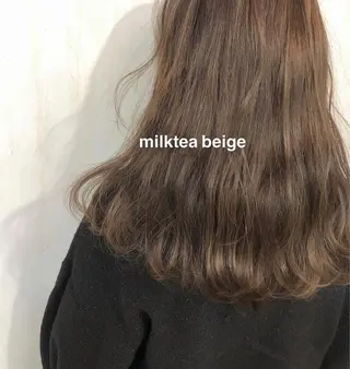 セミロング カラー SALON WORK STATION所属・ボブ♡柔らかいカラー 實松栞理のヘアスタイル