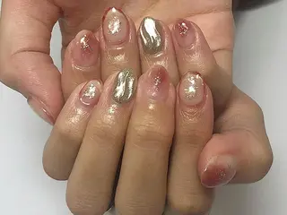 ショート カラー ネイル マツエク・マツパ chéri sinagawaのネイルデザイン