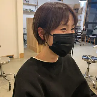 ショート コウノス マサコのヘアスタイル