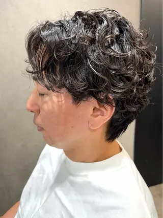 パーマ メンズ Li'a【リア】 ANNAのヘアスタイル