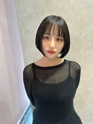 ショート カラー ヘアアレンジ REONA🪽✨薬院 レイヤーカット🫧のヘアスタイル