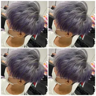 ミディアム カラー ヘアアレンジ メンズ 👑錦糸町/毛流れ パーマ特化/NORIのヘアスタイル