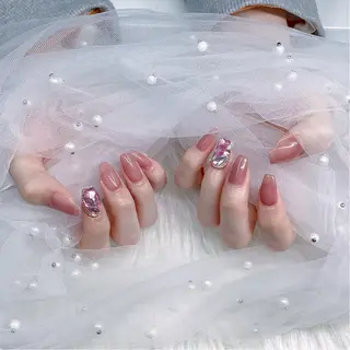 ネイル パーツ全部¥110 サロンミミのネイルデザイン